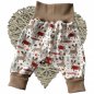 Preview: Fabric cuttings DIY sewing kit baby pants reindeer and cuffs